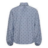 TrixieCC Dot Bow Shirt - Blue - Co'couture