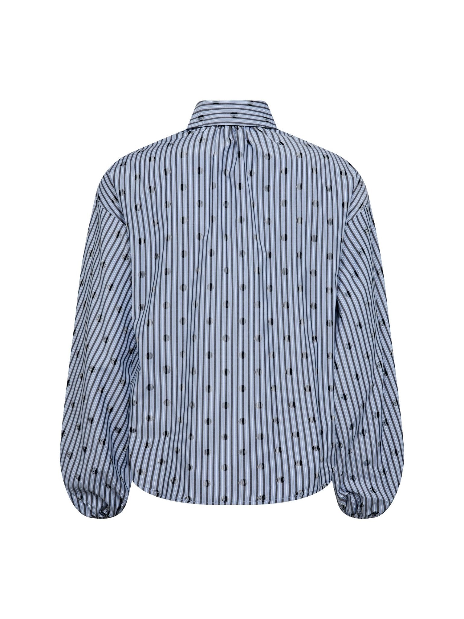 TrixieCC Dot Bow Shirt - Blue - Co'couture