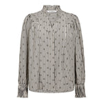 TrixieCC Dot V - Shirt - Light Grey - Co'couture