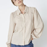 ViolaCC Smock Shirt - Taupe - Co'couture