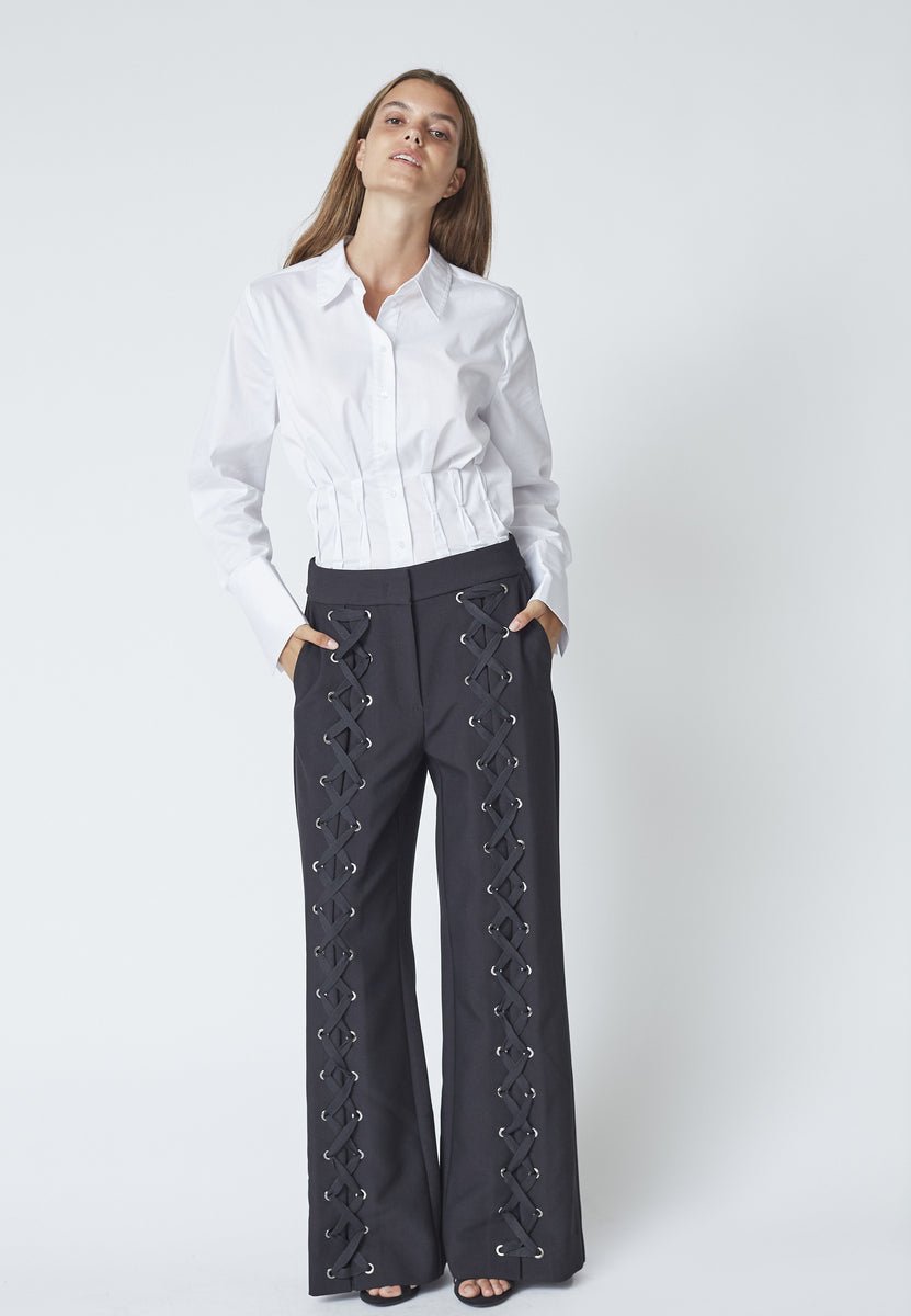 VolaCC Eyelet Pant - Black - Co'couture
