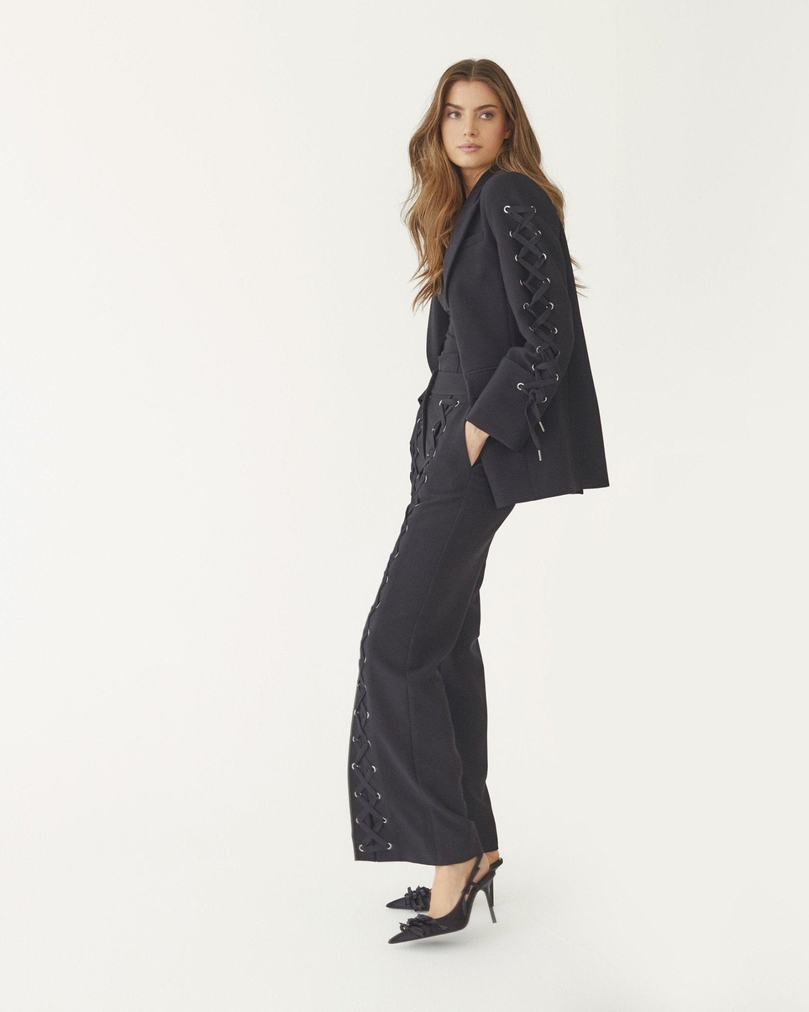 VolaCC Eyelet Pant - Black - Co'couture